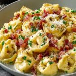 Bacon Alfredo Tortellini