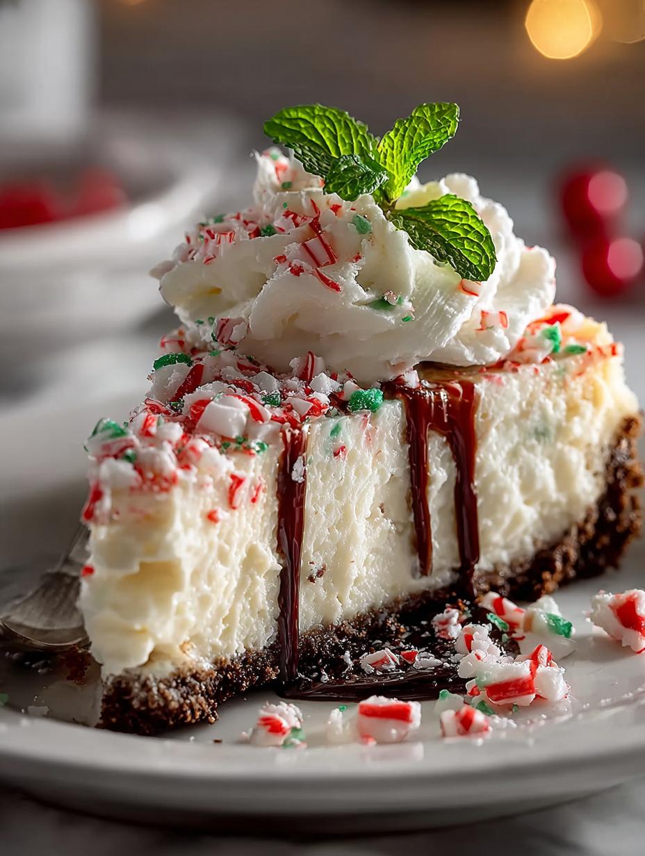 Bake Peppermint Cheesecake Holiday: 8 Festive Steps - Bake Peppermint Cheesecake Holiday - additional detail