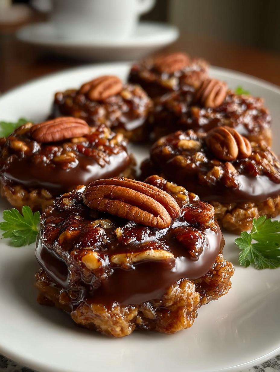 Bake Turtle Pecan Clusters