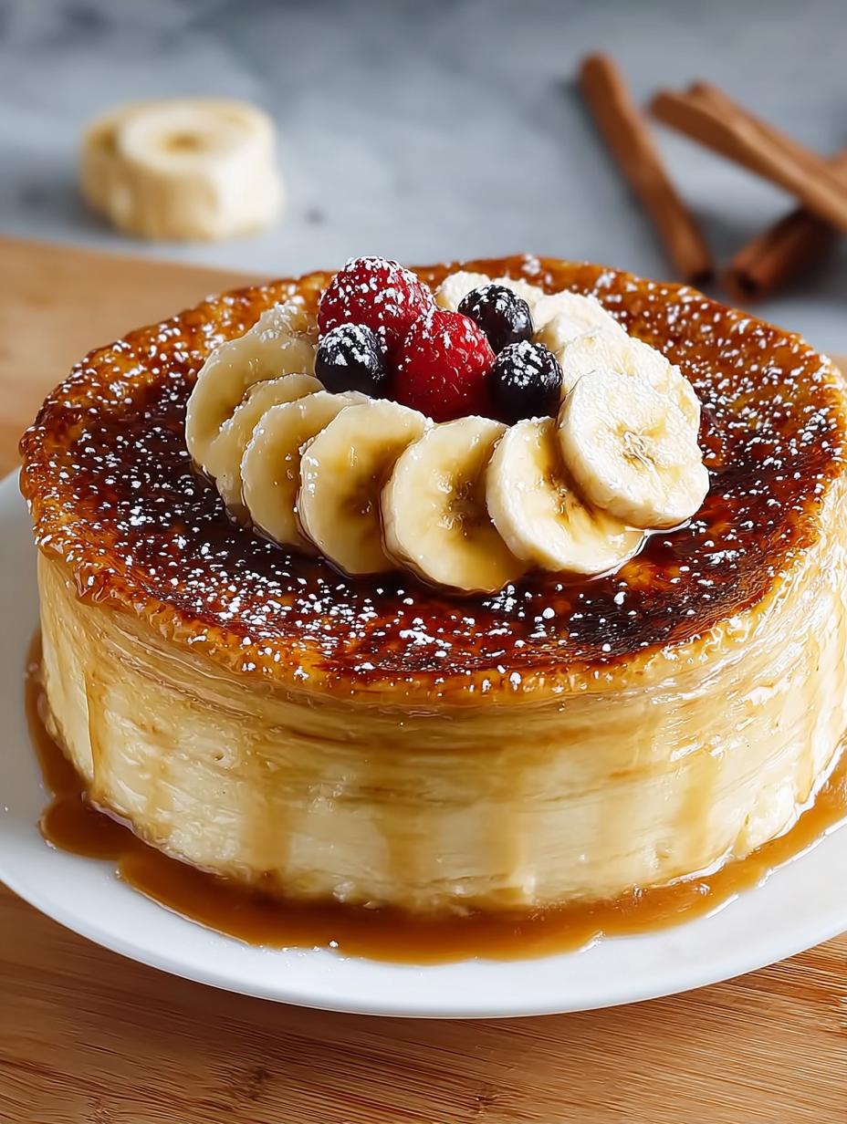 Banana Creme Brulee Mille: 12 Layers of Pure Delight - Banana Creme Brulee Mille - additional detail