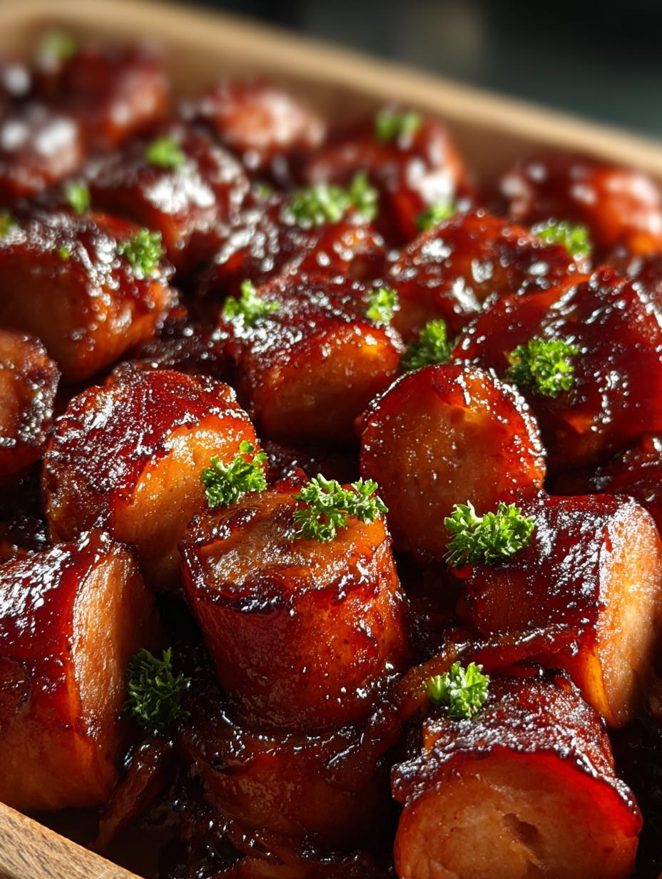 BBQ Sausage Bites: 5 Irresistible Recipes for Game Day - Bbq Sausage Bites - additional detail