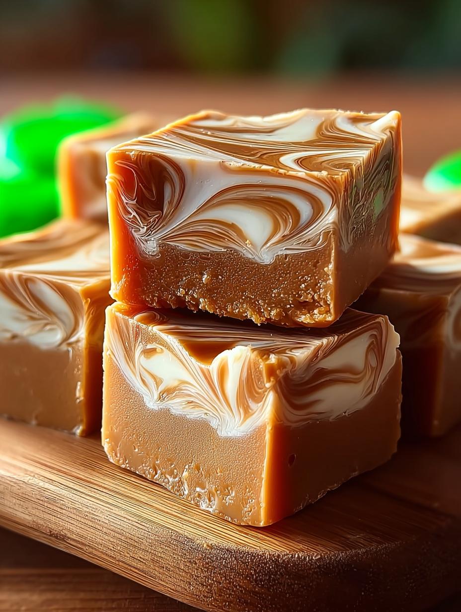 Caramel Apple Swirl Fudge