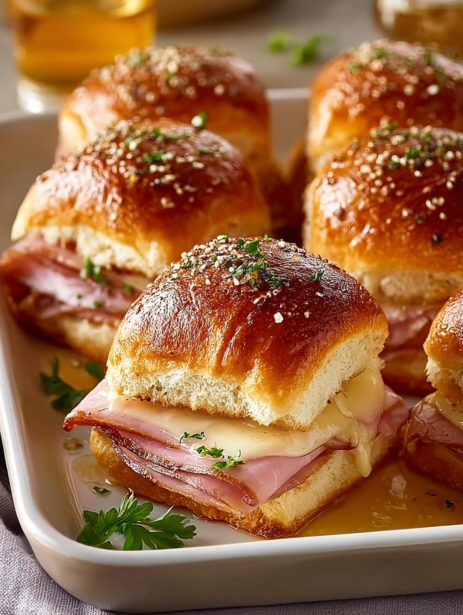 Irresistible Caramelized Ham Swiss Buns Everyone Loves - Caramelized Ham Swiss Buns - main visual representation