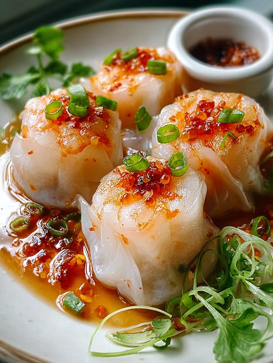 Cheat Shrimp Crystal Dumplings