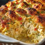 Chicken Cheddar Noodle Bake