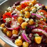 Chickpeas Black Beans Salad