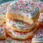 Christmas Funfetti Frosted Sugar