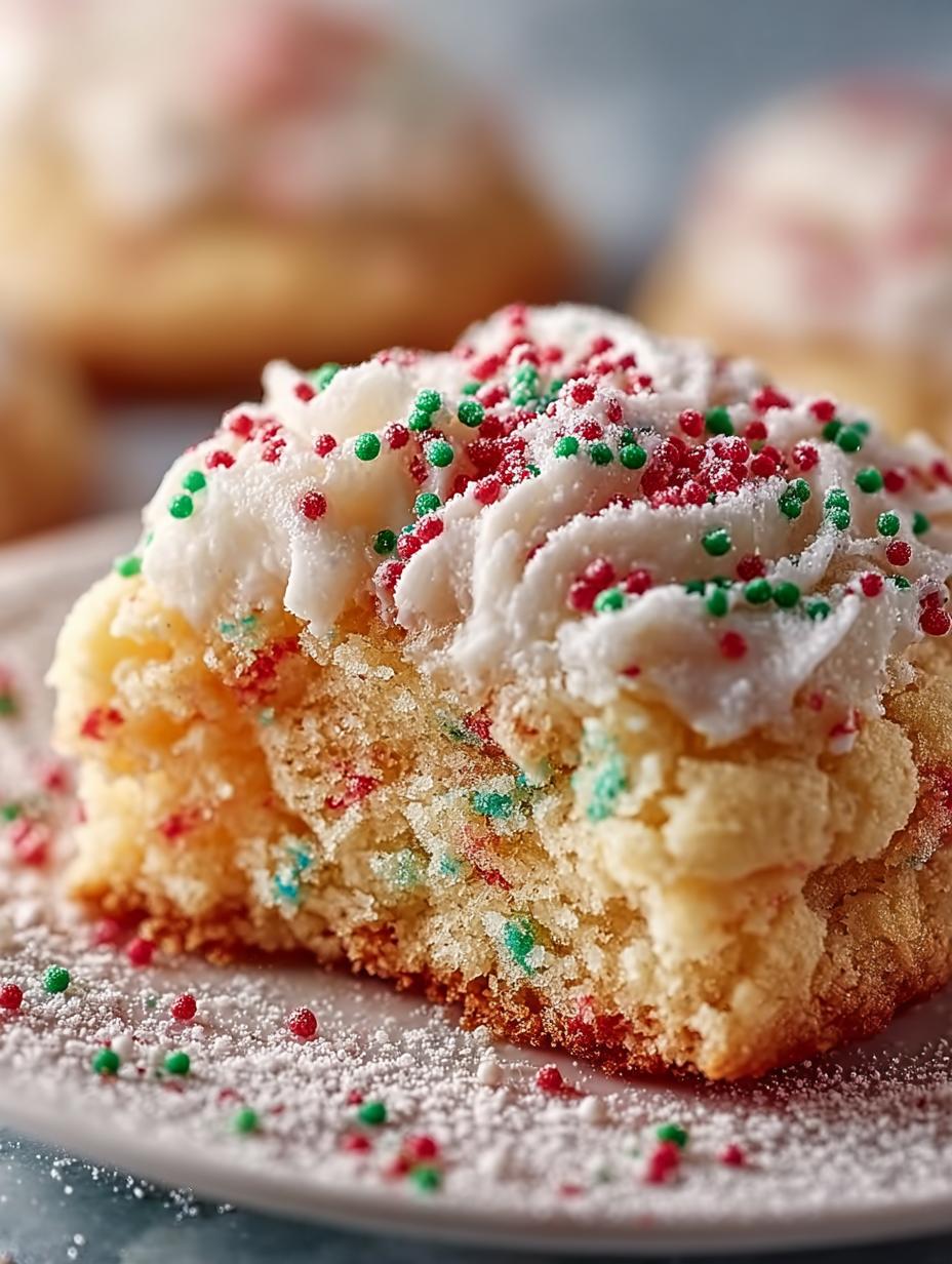 Christmas Sprinkle Gooey Butter