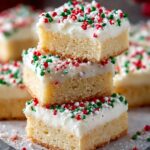 Christmas Sugar Cookie Bars