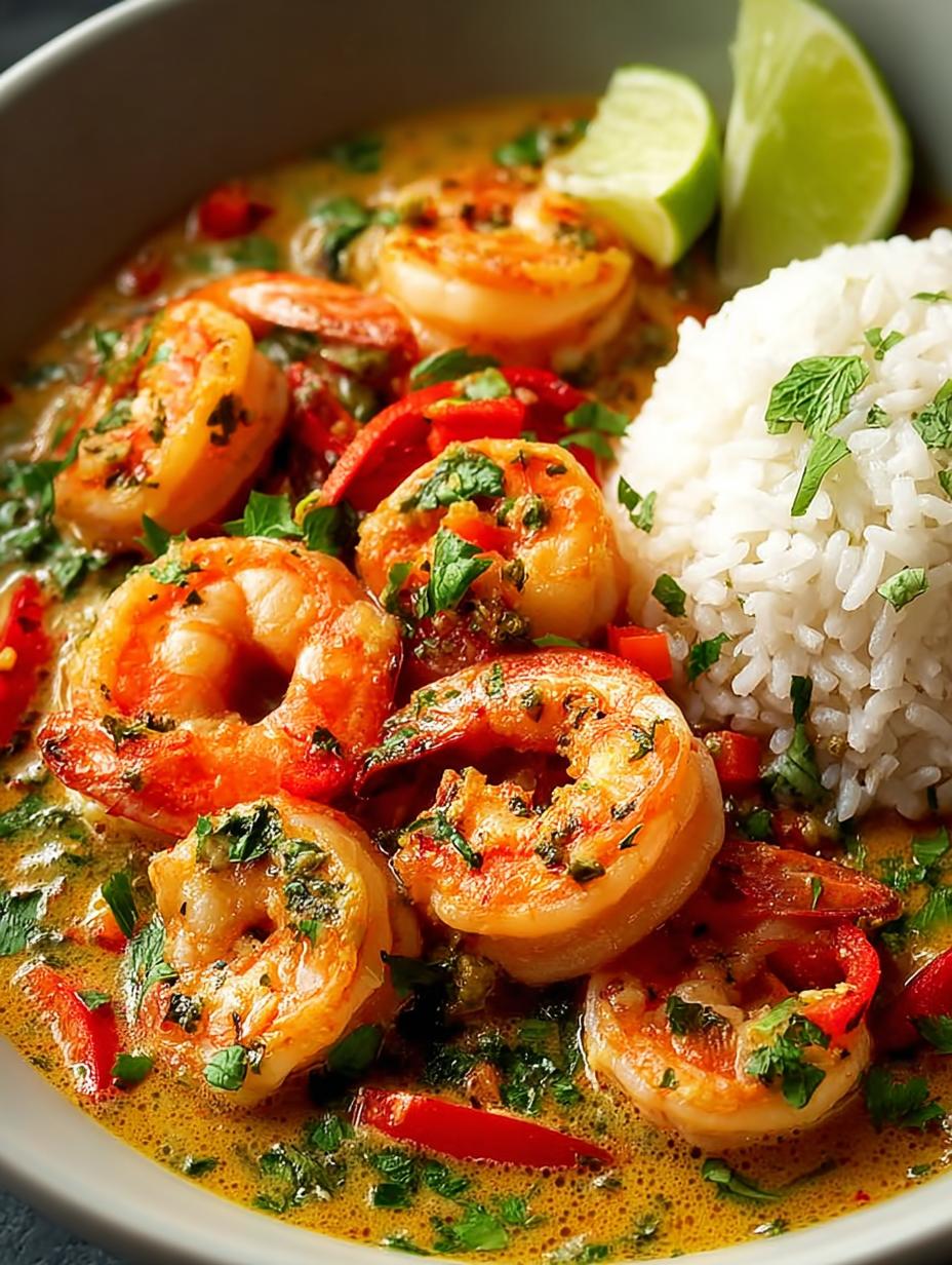 Savory Coconut Curry Shrimp: Quick & Flavorful Dish - Coconut Curry Shrimp - additional detail