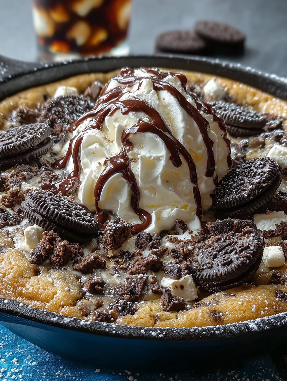 Cookies Cream Skillet Cookie: A Delicious Indulgence - Cookies Cream Skillet Cookie - additional detail