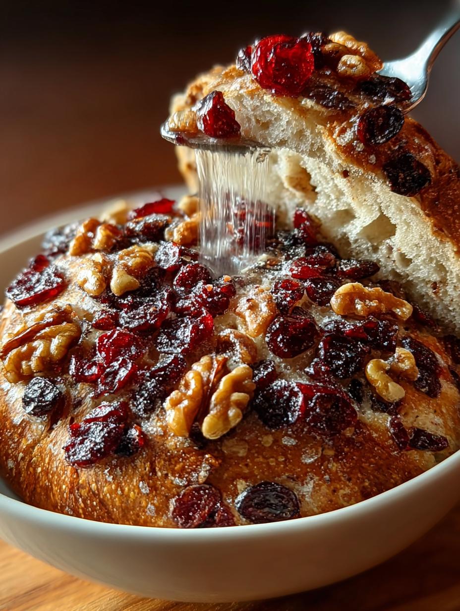 Cranberry Raisin Walnut Cinnamon Artisan Bread Recipe - Cranberry Raisin Walnut Cinnamon - additional detail
