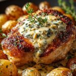 Creamy Garlic Chicken Roasted