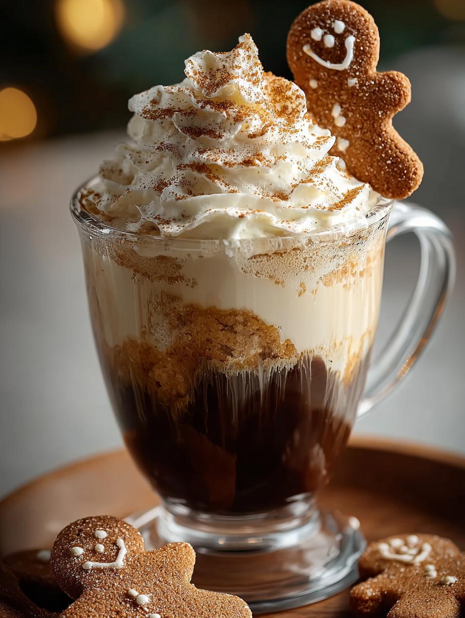 Gingerbread Cocktail with Cream