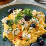 Goat Cheese Scrambled Eggs