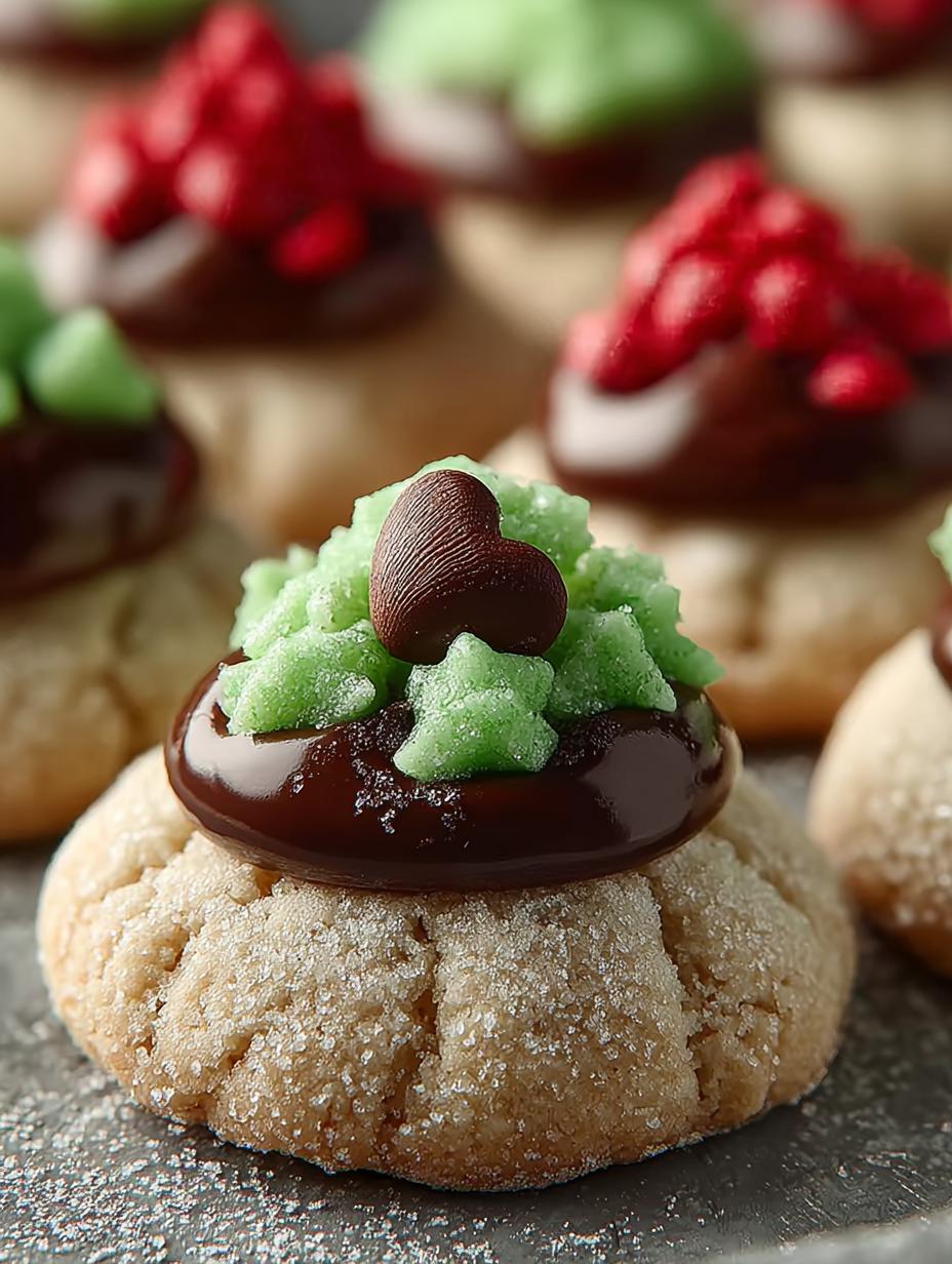 Delicious Grinch Cookies Hershey Kiss for the Holidays - Grinch Cookies Hershey Kiss - additional detail