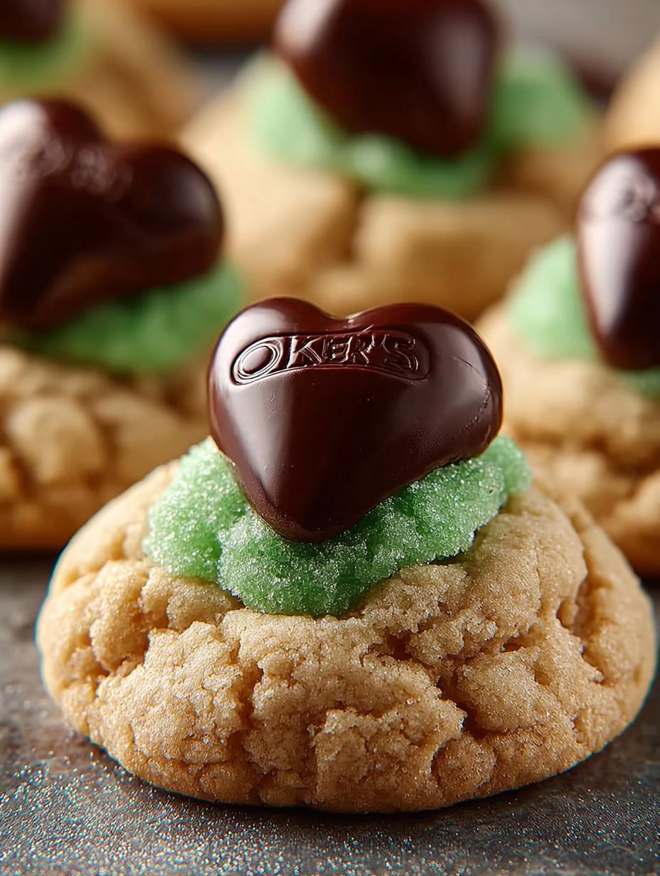 Grinch Cookies Hershey Kiss