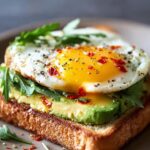 Healthy Avocado Egg Breakfast