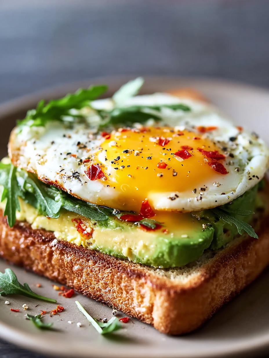 Healthy Avocado Egg Breakfast