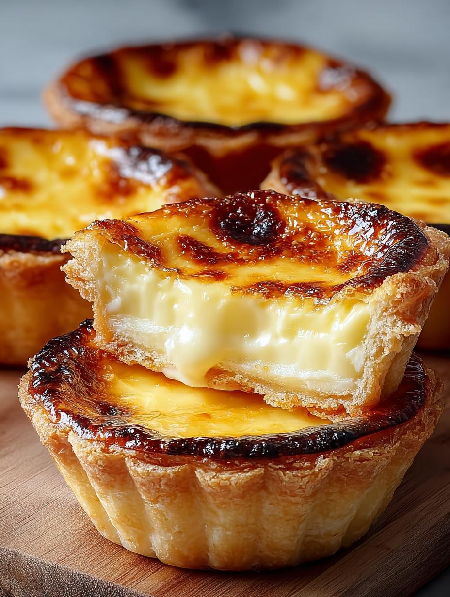 Irresistible Hokkaido Baked Cheese Tarts Recipe - Hokkaido Baked Cheese Tarts - main visual representation