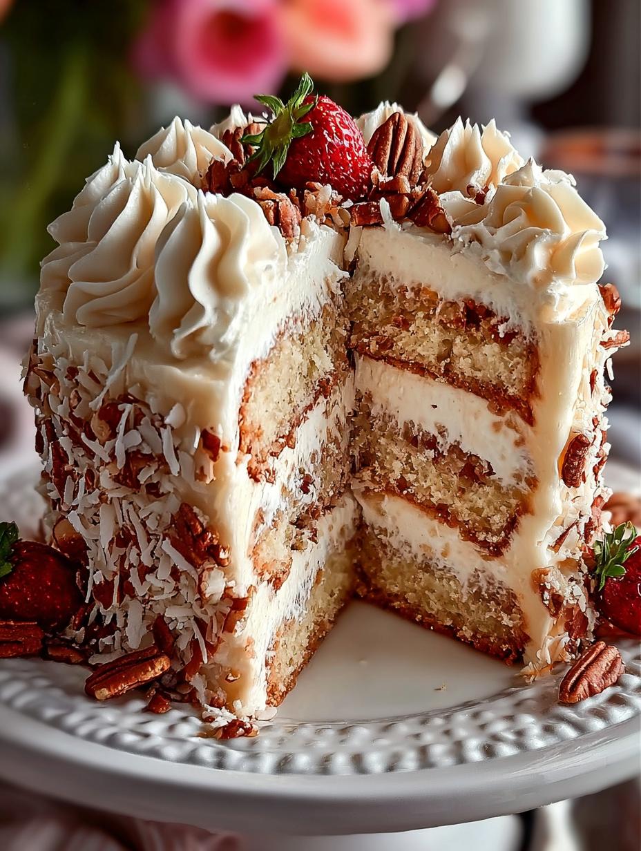 Irresistible Italian Cream Cake Recipe to Delight You - Italian Cream Cake - additional detail