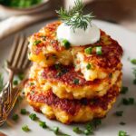 Leftover Cheesy Potato Pancakes