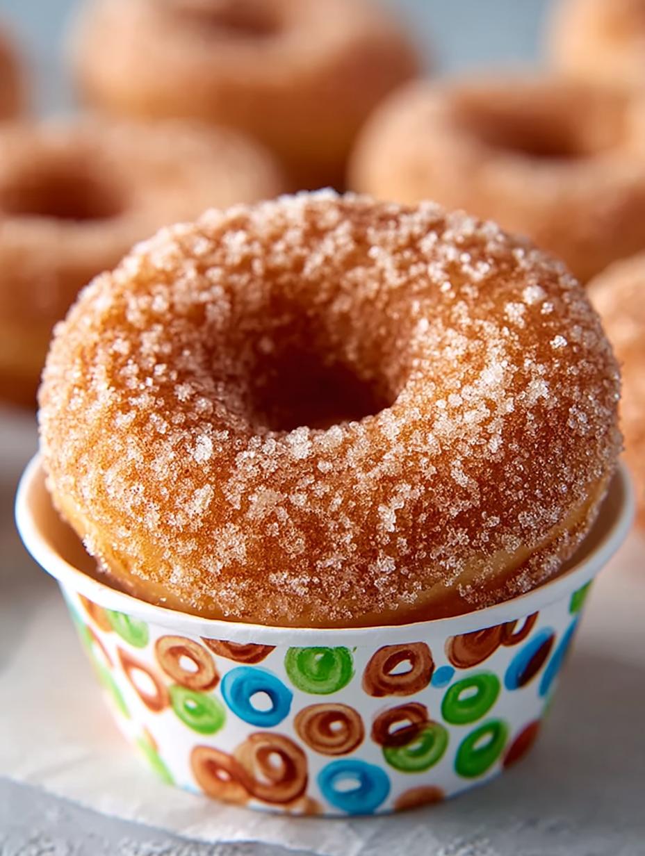 Mini Donut Hot Buttered Cheerios Recipe You’ll Love - Mini Donut Hot Buttered - main visual representation