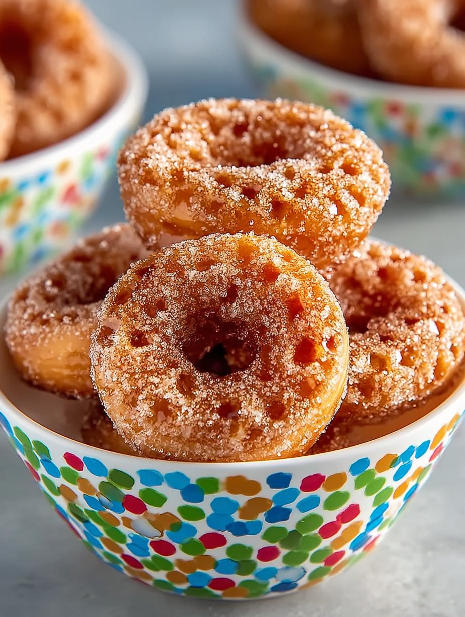 Mini Donut Hot Buttered Cheerios Recipe You’ll Love - Mini Donut Hot Buttered - additional detail