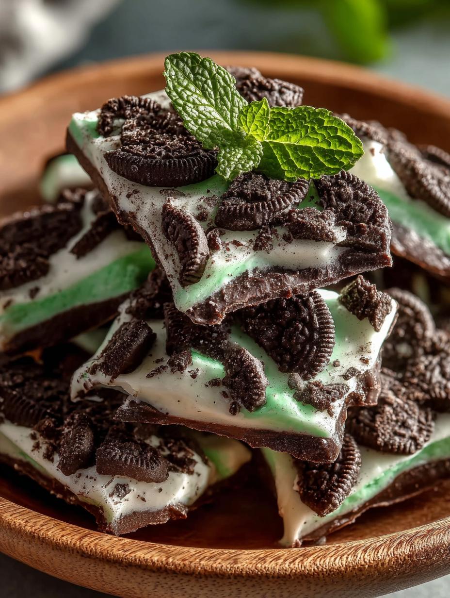 Mint Oreo White Bark