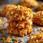 Peanut Butter Cornflake Cookies