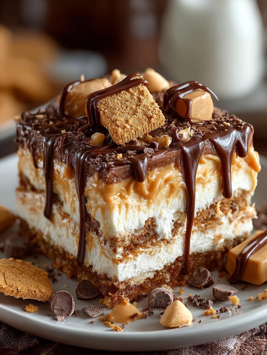 Delicious Peanut Butter Layered Delight Recipe - Peanut Butter Layered Delight - additional detail
