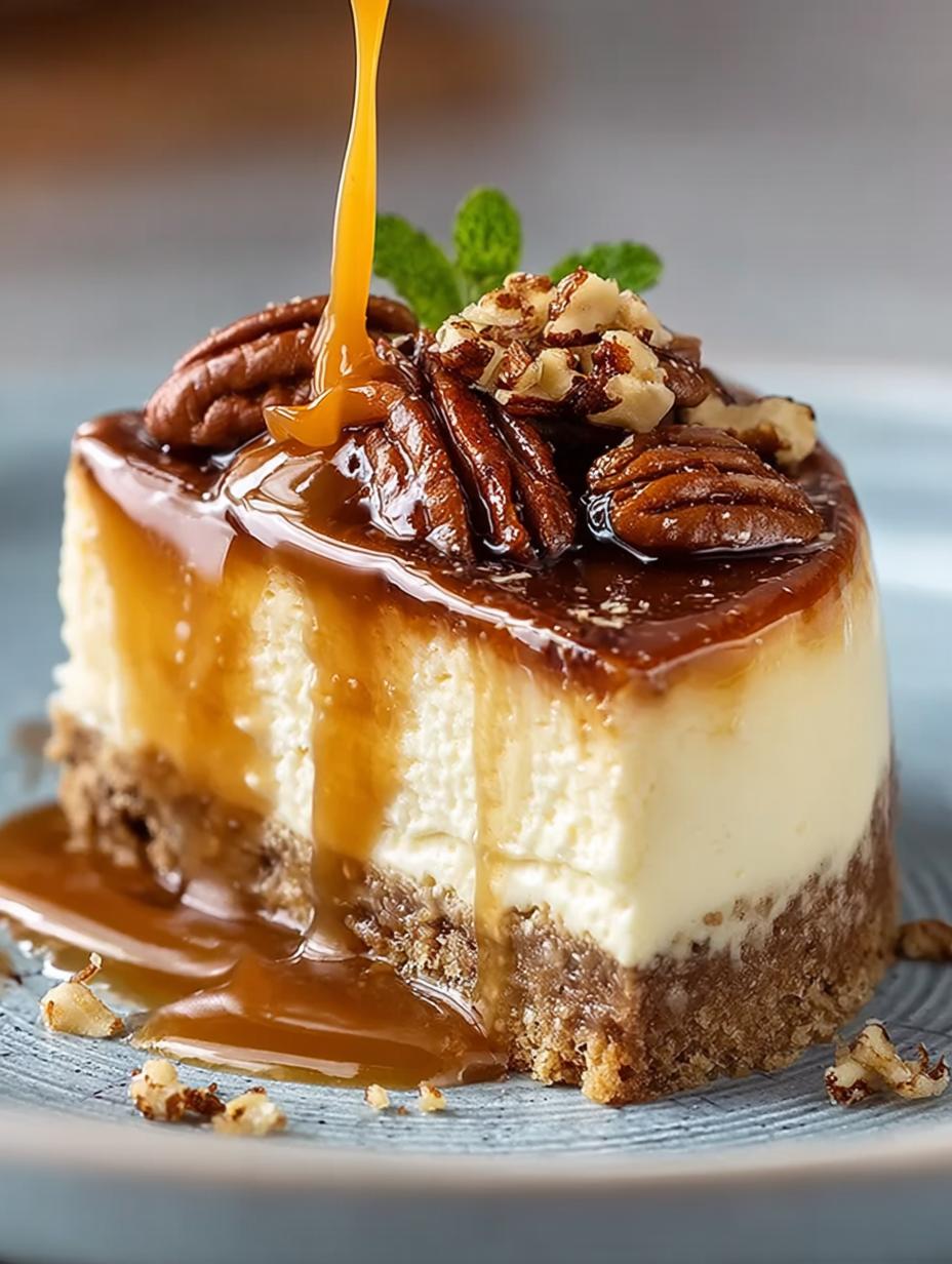 Pecan Caramel Cheesecake That Will Delight Your Guests - Pecan Caramel Cheesecake - main visual representation