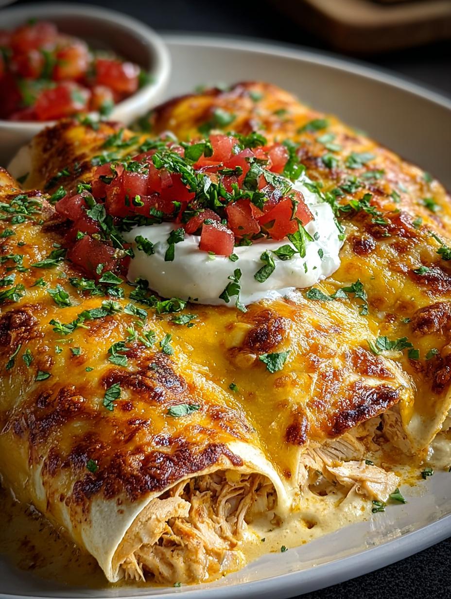 Indulge in 5-Star Queso Chicken Enchiladas Bake - Queso Chicken Enchiladas Bake - main visual representation