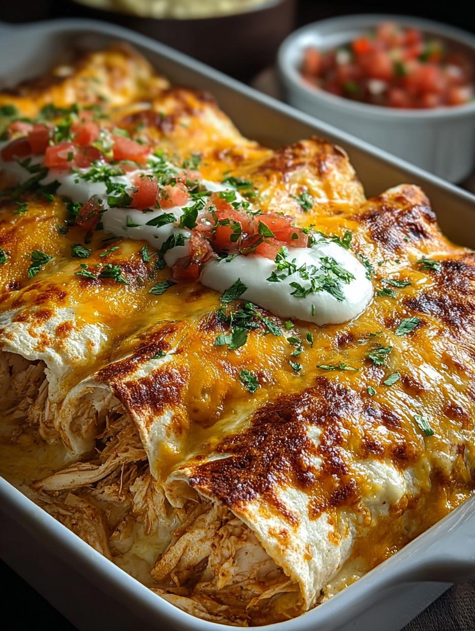 Indulge in 5-Star Queso Chicken Enchiladas Bake - Queso Chicken Enchiladas Bake - additional detail