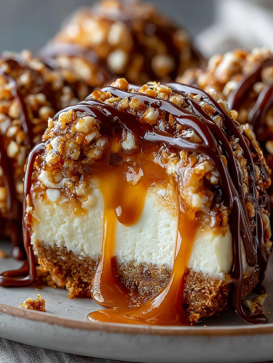 Salted Caramel Pretzel Cheesecake: 10 Delicious Ideas - Salted Caramel Pretzel Cheesecake - additional detail