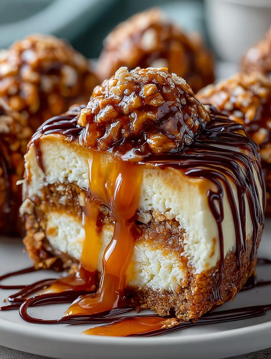 Salted Caramel Pretzel Cheesecake