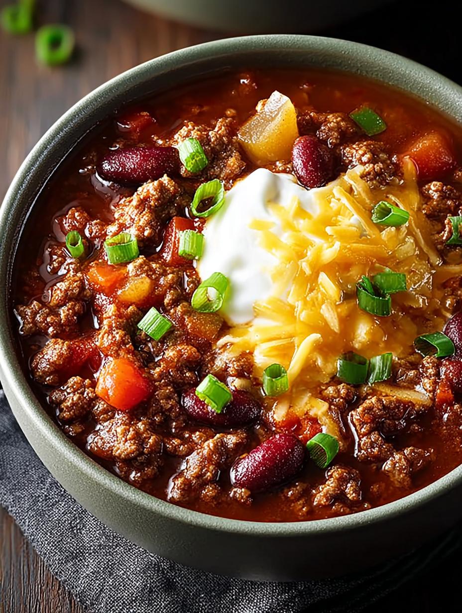 Sandys Slow Cooked Chili
