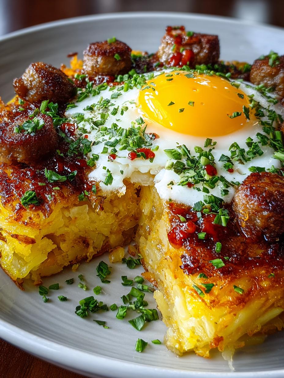 Sausage Hashbrown Breakfast Dish: 5-Star Morning Delight - Sausage Hashbrown Breakfast Dish - additional detail