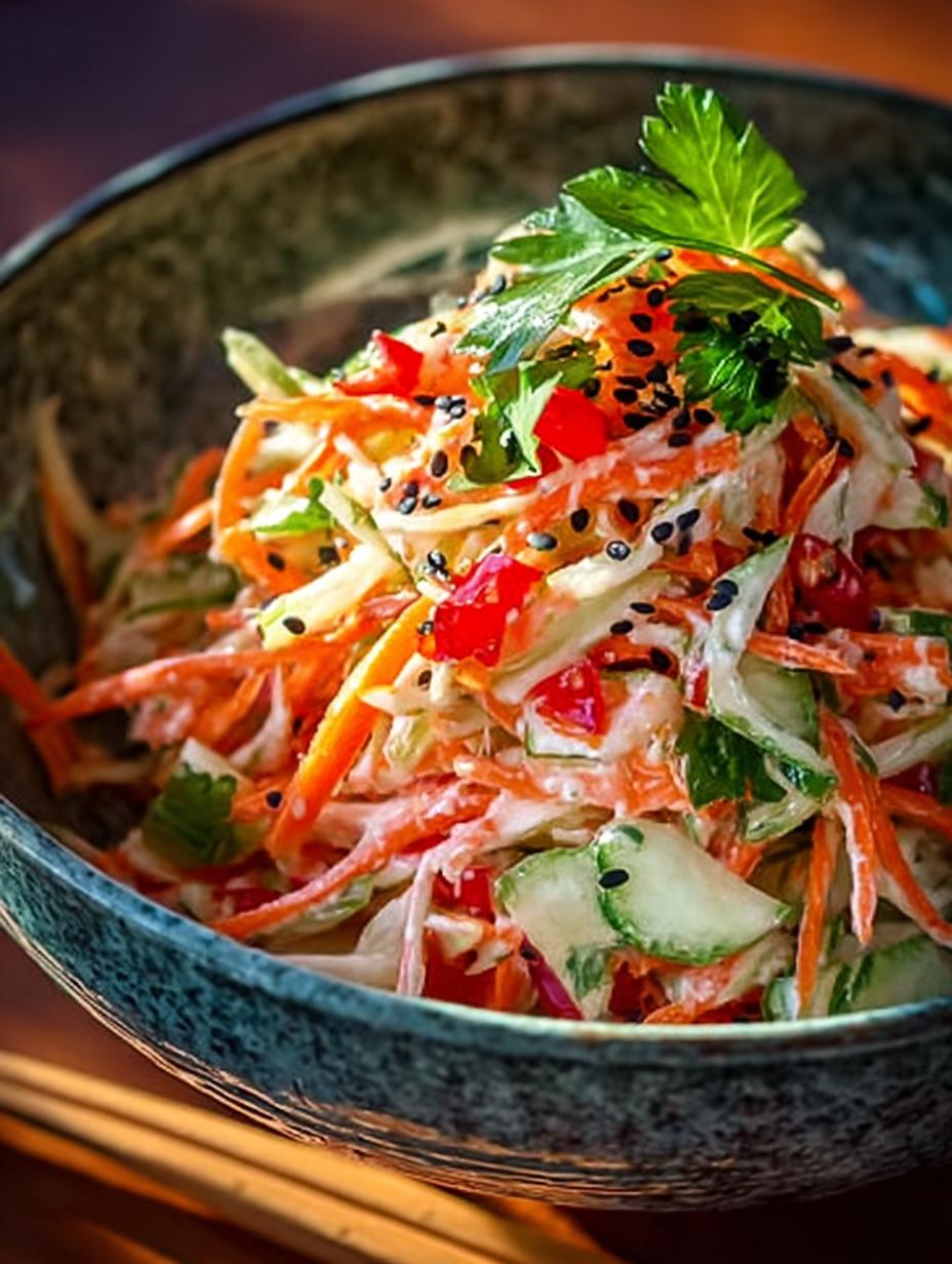 Delicious Spicy Kani Salad with 5 Fresh Ingredients - Spicy Kani Salad - additional detail