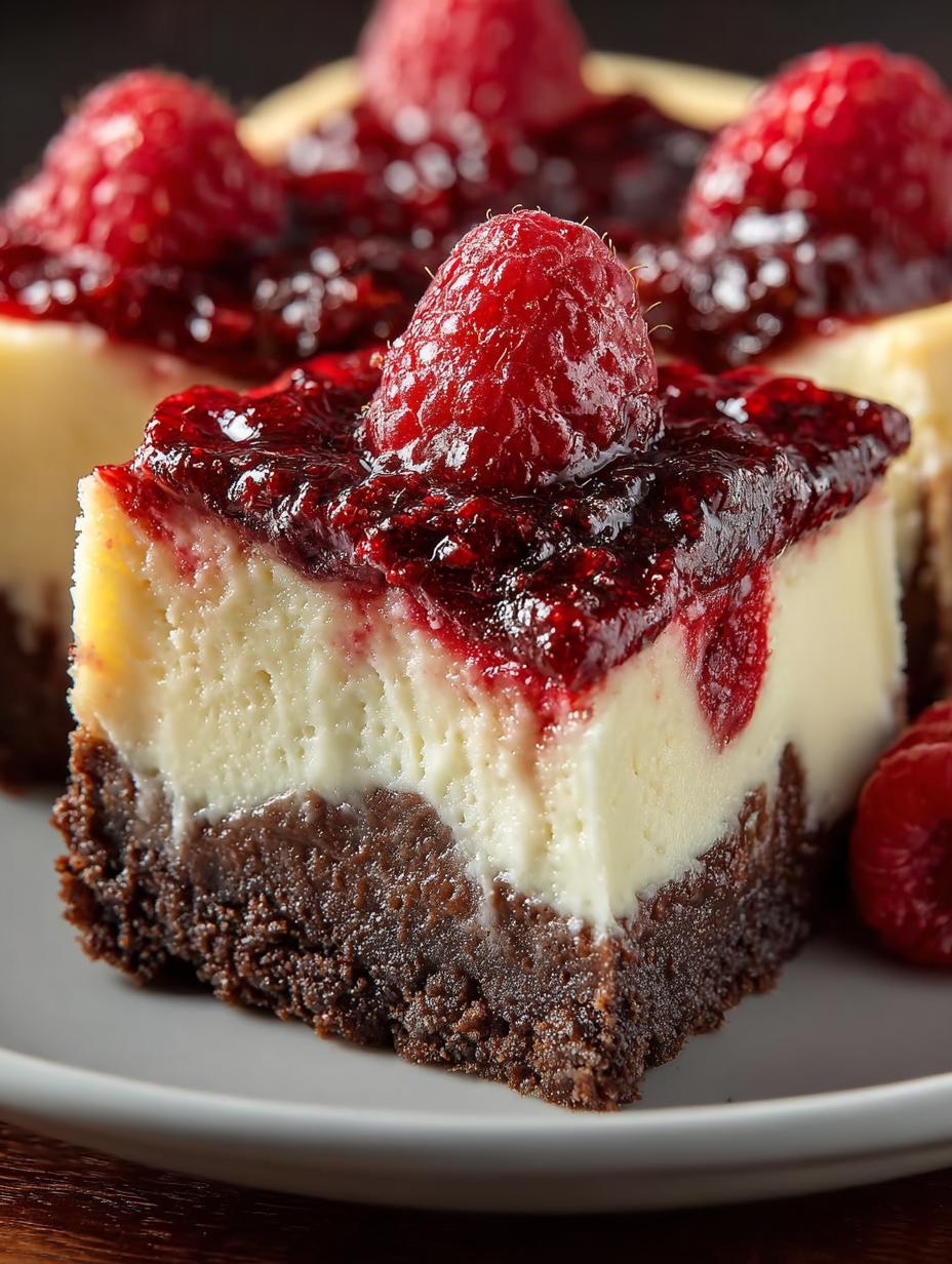 White Chocolate Raspberry Cheesecake: 5 Irresistible Bars - White Chocolate Raspberry Cheesecake - main visual representation