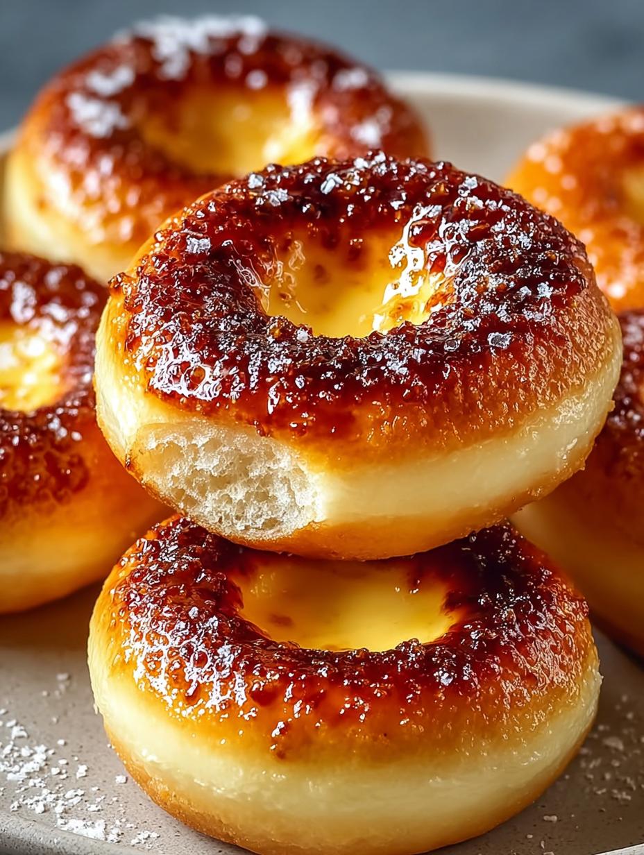 Baked Creme Brulee Donuts That Are Simply Irresistible - Baked Creme Brulee Donuts - main visual representation