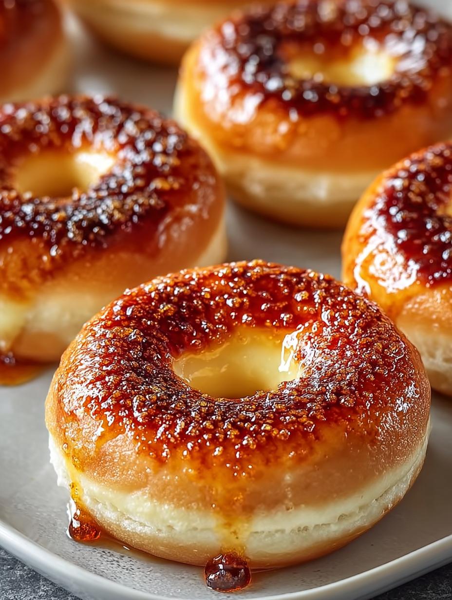 Baked Creme Brulee Donuts That Are Simply Irresistible - Baked Creme Brulee Donuts - additional detail