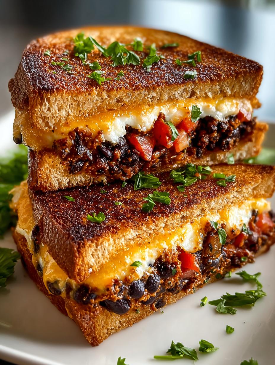 Black Bean Grilled Cheese: 5 Reasons to Love This Comfort Food - Black Bean Grilled Cheese - additional detail