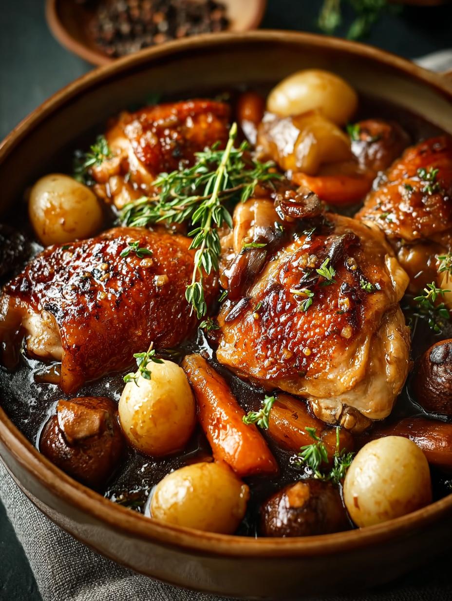Savory Braised Chestnut Chicken Recipe Like Grandma Made - Braised Chestnut Chicken - main visual representation