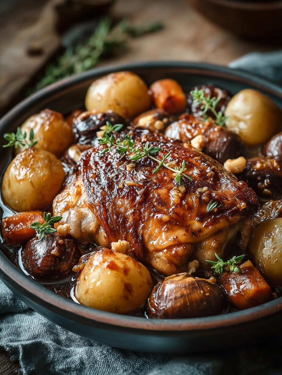 Braised Chestnut Chicken