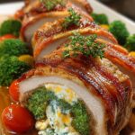 Broccoli Cheese Stuffed Pork