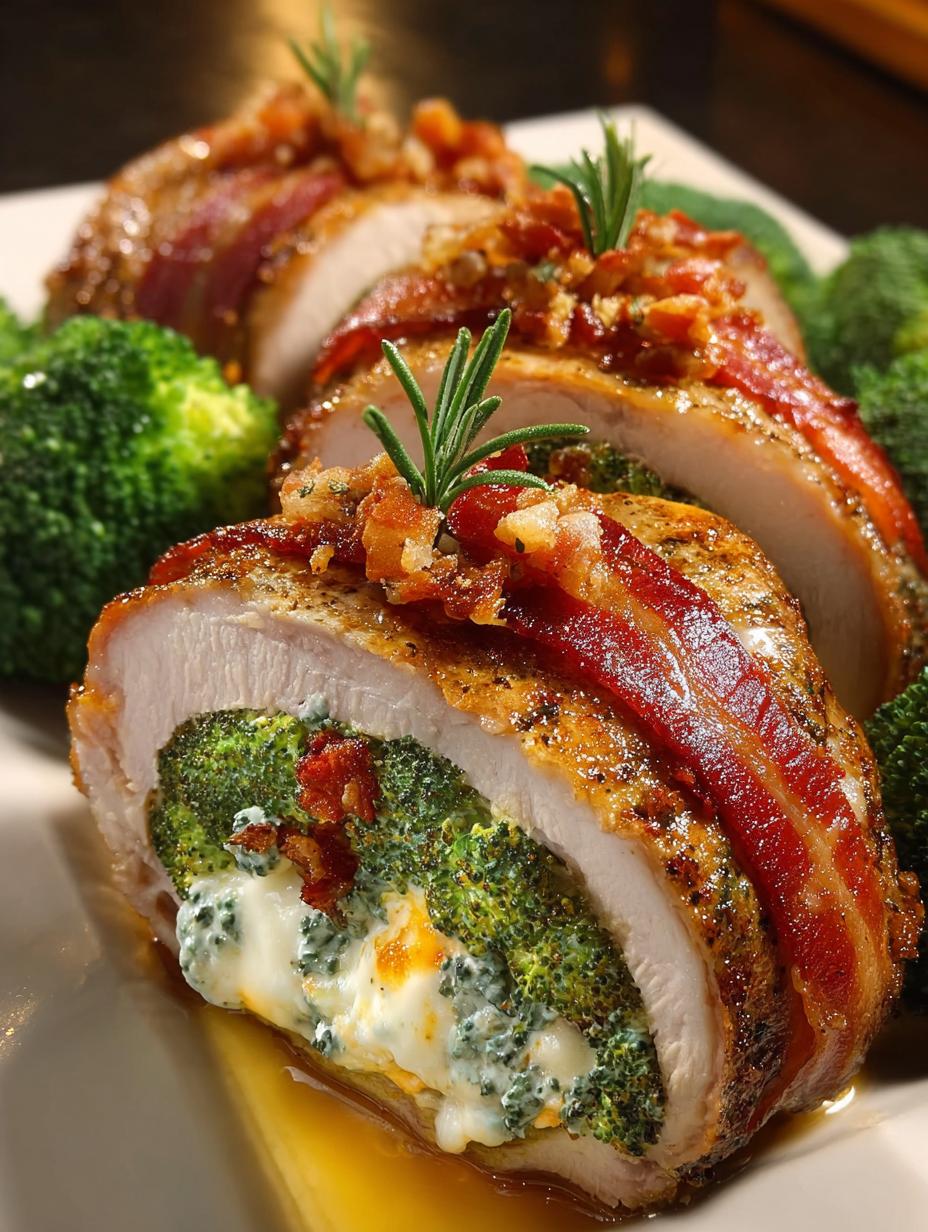 Delicious Broccoli Cheese Stuffed Pork for Dinner - Broccoli Cheese Stuffed Pork - additional detail