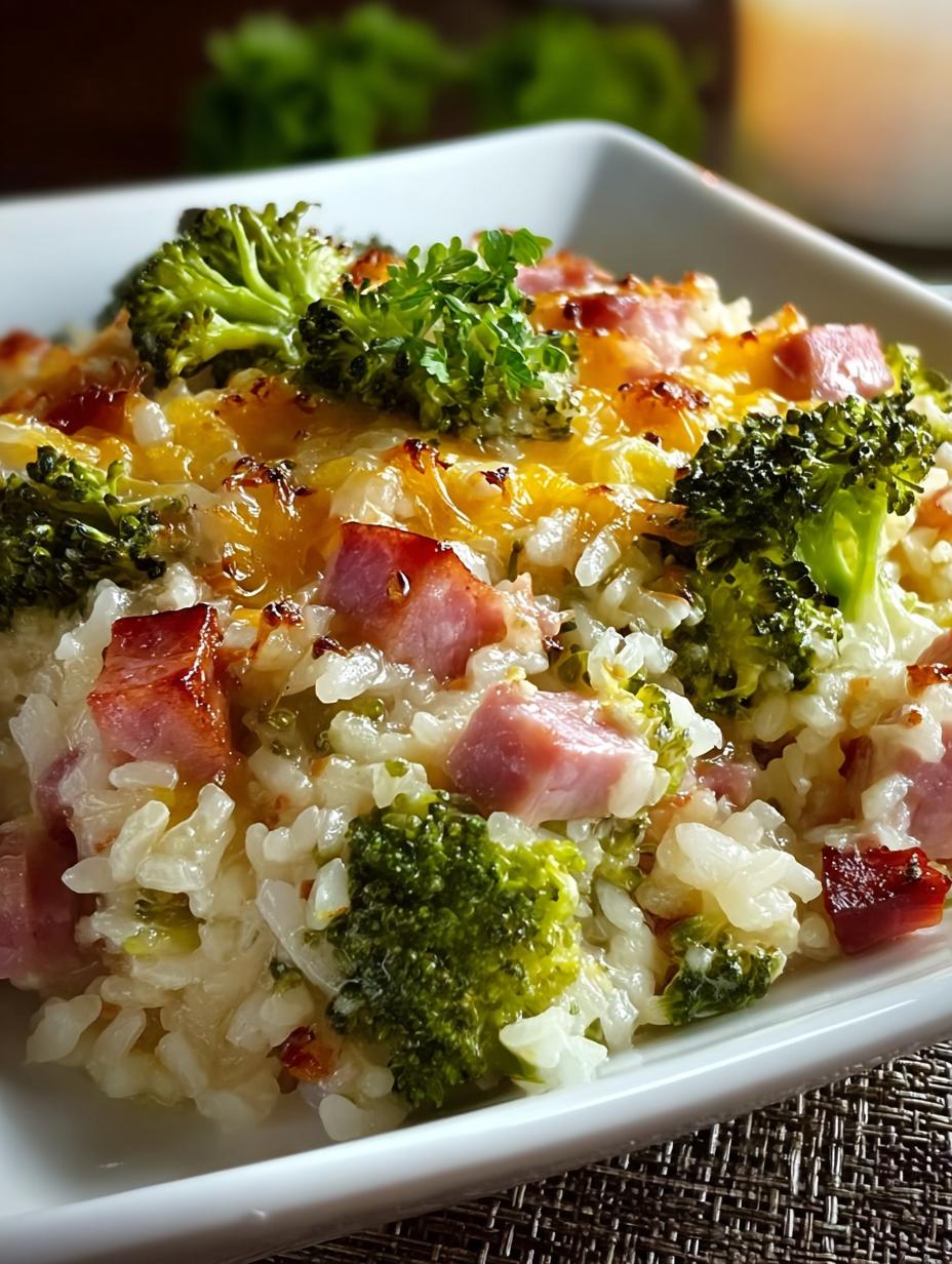 Broccoli Ham Rice Bake: 6 Comforting Family-Friendly Recipes - Broccoli Ham Rice Bake - additional detail