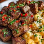 Cajun Steak Bites Cheesy