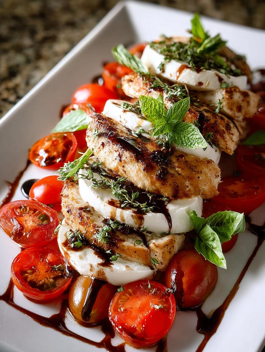 Caprese Chicken Italian Dish
